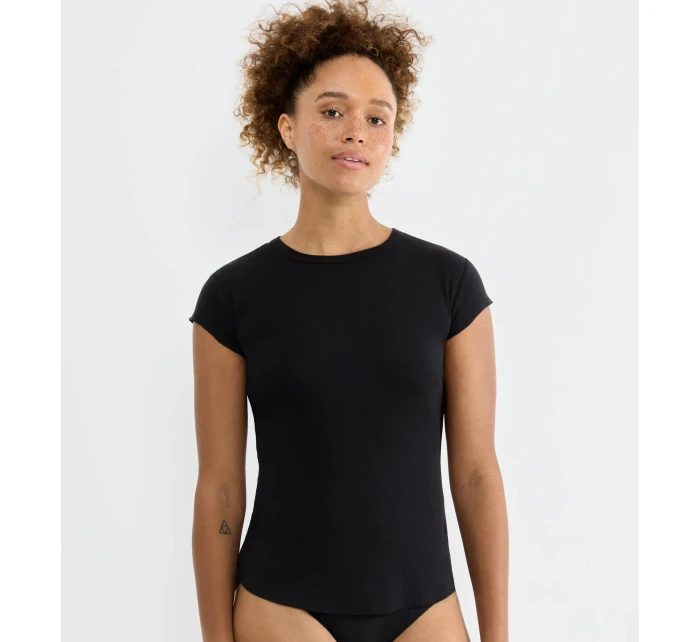 sloggi GO Ribbed T-Shirt - BLACK - SLOGGI BLACK - SLOGGI sloggi GO Ribbed T-Shirt - BLACK - SLOGGI BLACK - SLOGGI