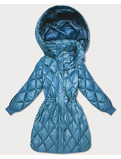 Dámská zimní bunda nadměrné velikosti Minority blue (M2-6518-30) Dámská zimní bunda nadměrné velikosti Minority blue (M2-6518-30)