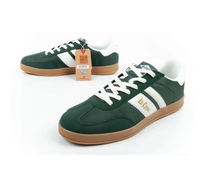Lee Cooper sportovní obuv pánské tenisky módní pohodlné odolné zelené Lee Cooper sportovní obuv pánské tenisky módní pohodlné odolné zelené
