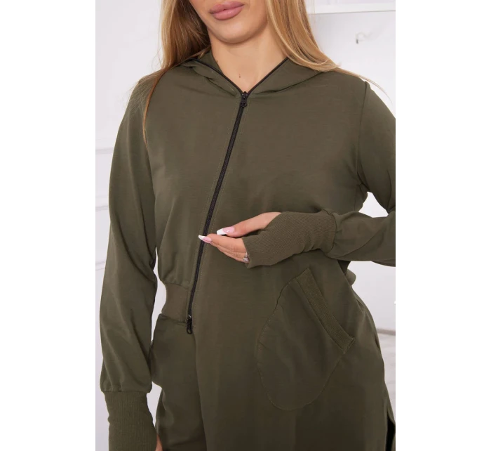 Sada mikin s delší stranou khaki barvy