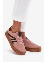 Sametové dámské tenisky na platformě Růžové Skye Sametové dámské tenisky na platformě Růžové Skye