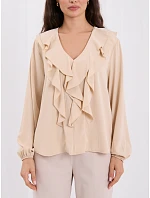 Bluzka MI BZ model 22559271 beżowy - FPrice Bluzka MI BZ model 22559271 beżowy - FPrice