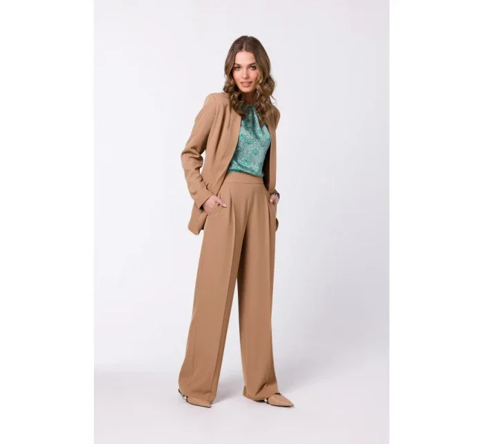 model 18360094 Halenka bez rukávů béžová - STYLOVE