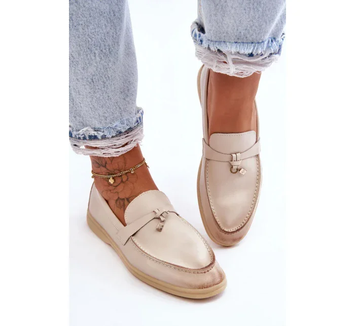 Dámské Klasické Mokasíny Bežové Cortez Dámské Klasické Mokasíny Bežové Cortez