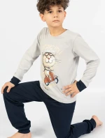 Dětské pyžamo dlouhé Motocycle