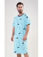 Pánská noční košile s krátkým rukávem model 17843969 - Vienetta MAN