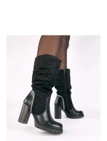 Kozačky na podpatku model 221654 Solea Kozačky na podpatku model 221654 Solea