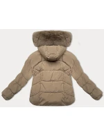 Béžová bunda typu pro přechodné období model 21248542 - J.STYLE Béžová bunda typu pro přechodné období model 21248542 - J.STYLE