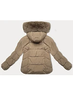 Béžová bunda typu pro přechodné období model 21248542 - J.STYLE Béžová bunda typu pro přechodné období model 21248542 - J.STYLE