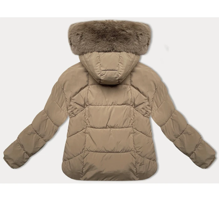 Béžová bunda typu pro přechodné období model 21248542 - J.STYLE Béžová bunda typu pro přechodné období model 21248542 - J.STYLE