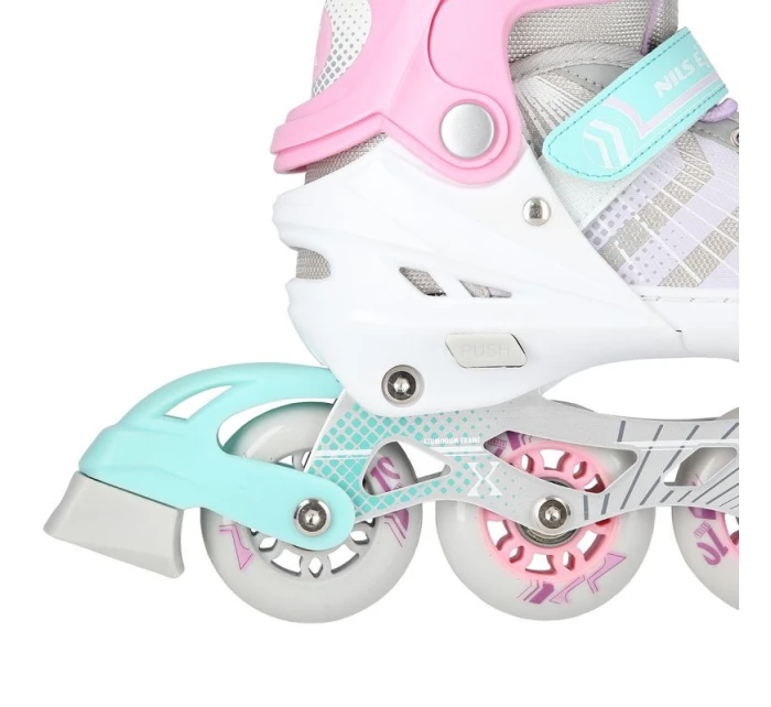 růžové inline brusle velikosti s velikosti model 21810812 - Nils Extreme růžové inline brusle velikosti s velikosti model 21810812 - Nils Extreme