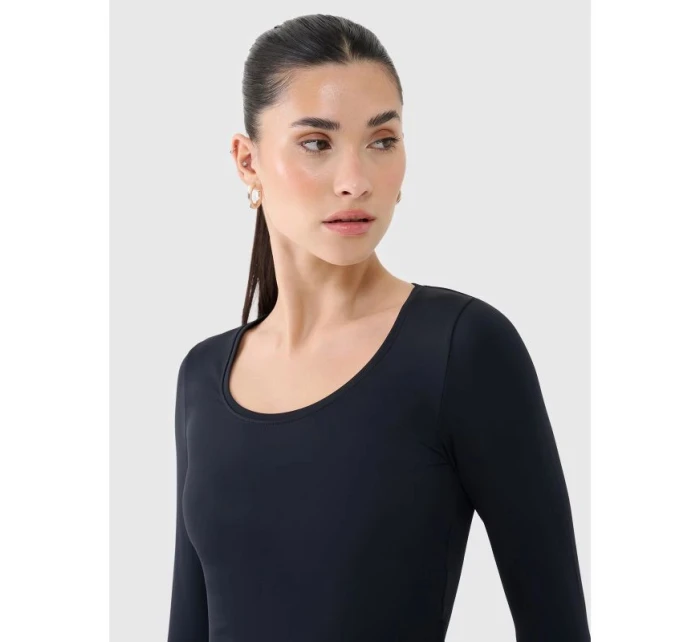 Dámské hladké tričko s dlouhým rukávem 4F 4FRSS25TLONF511-20S