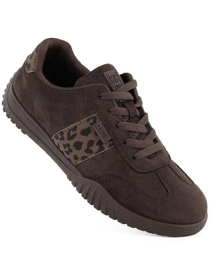 Dámské semišové hnědé sportovní polobotky model 22068765 - Big Star