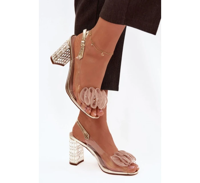 Sandály na podpatku  model 225147 Step in style