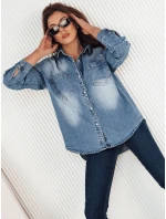 Dámská džínová košile modrá Dstreet model 21972223 - FashionStreet