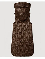Dámská lehká vesta se zlatým zipem Goodlookin chocolate (B8586/B8587-14) Dámská lehká vesta se zlatým zipem Goodlookin chocolate (B8586/B8587-14)