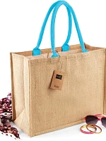 Westford Mill W 407 Jutová nákupní taška "Classic" 50.0407 natural/surf blue
