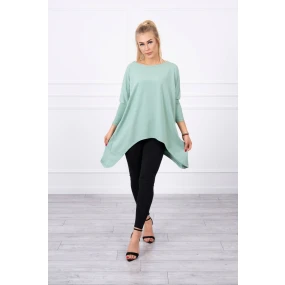 Oversize halenka tmavě mátová