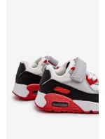 Dětské tenisky na suchý zip červené Krissandra Dětské tenisky na suchý zip červené Krissandra