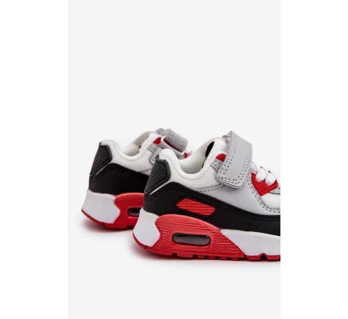 Dětské tenisky na suchý zip červené Krissandra Dětské tenisky na suchý zip červené Krissandra