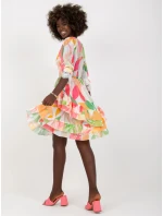 Šaty DHJ SK 0997 1.33X bílé a růžové