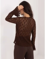 Bluzka IT BZ model 21808003 brązowy - FPrice Bluzka IT BZ model 21808003 brązowy - FPrice