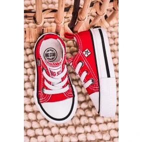 Dětské klasické tenisky Big Star - červené
