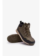 Dámské zateplené trekingové boty Khaki Big Star Dámské zateplené trekingové boty Khaki Big Star