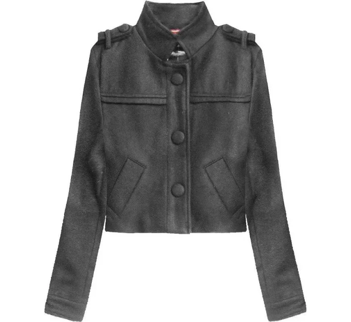 Dámská krátká bunda se stojáčkem 1096 - LJR Dámská krátká bunda se stojáčkem 1096 - LJR