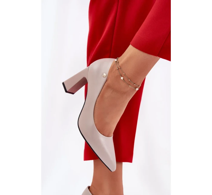 Lodičky na sloupku model 211987 Step in style