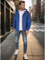 Pánská přechodná modrá bunda Dstreet TX4699