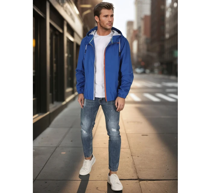 Pánská přechodná modrá bunda Dstreet TX4699