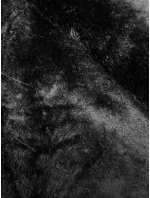 Černá dámská zimní bunda s kožešinovou podšívkou (V715)