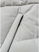 Bílá dámská zimní bunda s odepínací kapucí model 21248247 - S'WEST