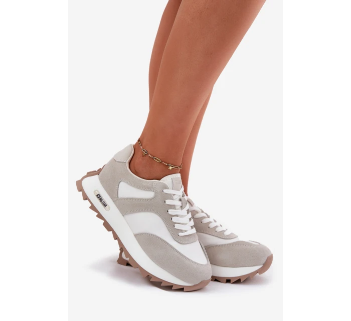 Semišové tenisky na platformě dámské Big Star HIPOLY SYSTEM model 21694410 - Big Star Shoes