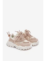 Sportovní boty sneakers dětské béžové model 21700447 - Boto Sportovní boty sneakers dětské béžové model 21700447 - Boto