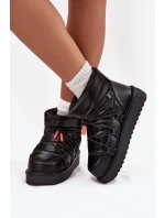 Dámské sněhule na platformě DFranklin DFSH370020 Černé