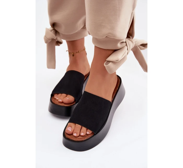 Dámské sandály na platformě Černé model 21951453 - Boto