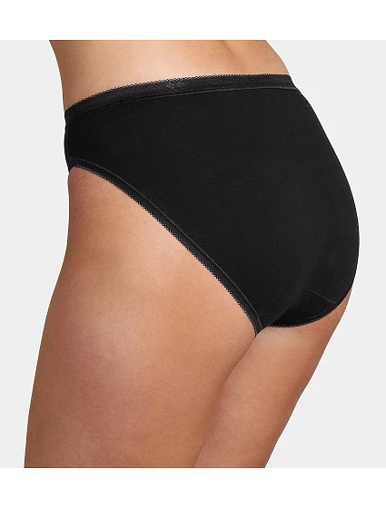 Kalhotky Sloggi Basic+ Tai 2P černá 0004 - Triumph Kalhotky Sloggi Basic+ Tai 2P černá 0004 - Triumph
