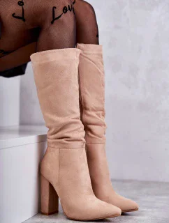 Kozačky na podpatku  model 173776 Step in style