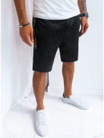 Pánské černé teplákové šortky Dstreet SX2260 Pánské černé teplákové šortky Dstreet SX2260
