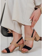 Dámské sandály na jehlovém podpatku ROMELLA black FashionStreet ZY0752
