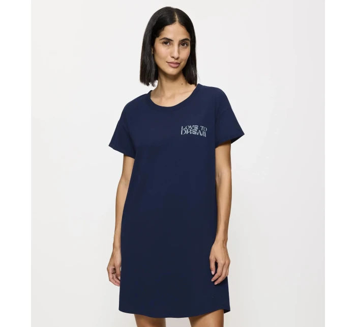 Dámská noční košile Nightdresses NDK X - BLUE - tm. modrá 6047 - TRIUMPH