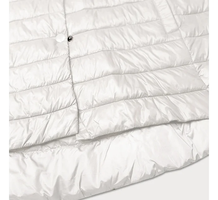 Dámská prošívaná bunda v barvě ecru se stojáčkem model 21042285 - MINORITY