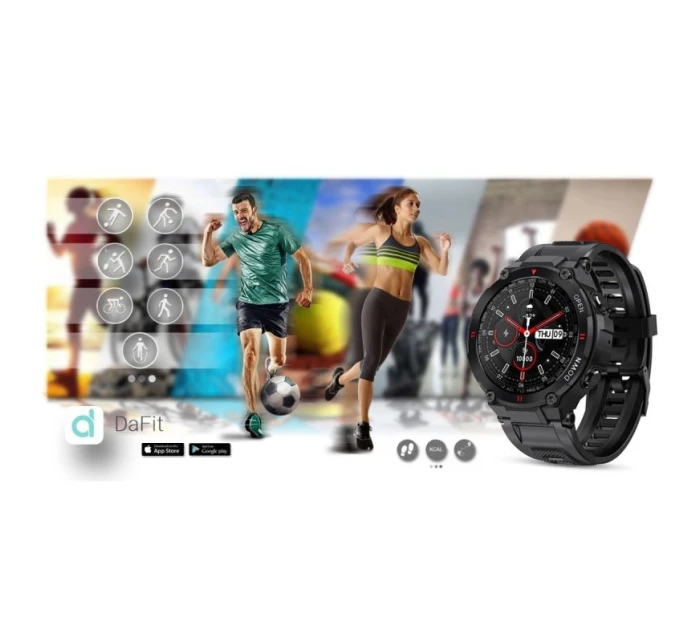 Chytré hodinky GIEWONT Black GW430-1 Chytré hodinky GIEWONT Black GW430-1