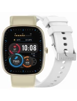 Dámské chytré hodinky  béžový silikonový řemínek + bílý řemínek model 21819976 - Gravity