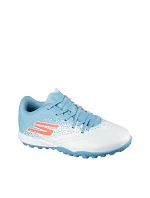 Razor dětské kopačky bílé model 22122190 - Skechers
