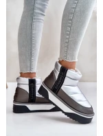 Nízké Sněhové Boty Na Podešvi  Stříbrné model 21674730 - D.Franklin