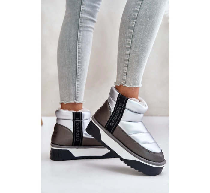 Nízké Sněhové Boty Na Podešvi  Stříbrné model 21674730 - D.Franklin