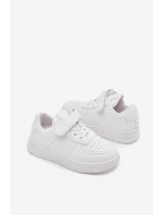Dětská Sportovní Obuv Z Eko Kůže Bílá model 21700953 - Boto Dětská Sportovní Obuv Z Eko Kůže Bílá model 21700953 - Boto